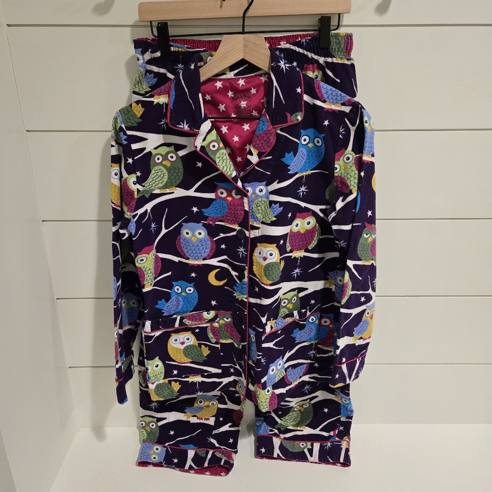 Nick & Nora 2 Piece Flannel Pajama Set Size S